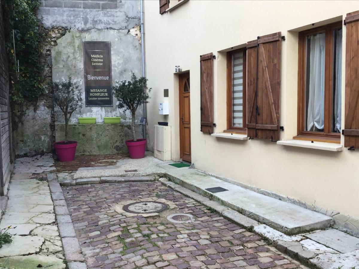 Honfleur Centre Ville Avec Garage Prive Bagian luar foto